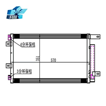 Wholesale Low Price Automotive Condenser For Mazda Ha/ma SA12-61-480 air conditioning condenser