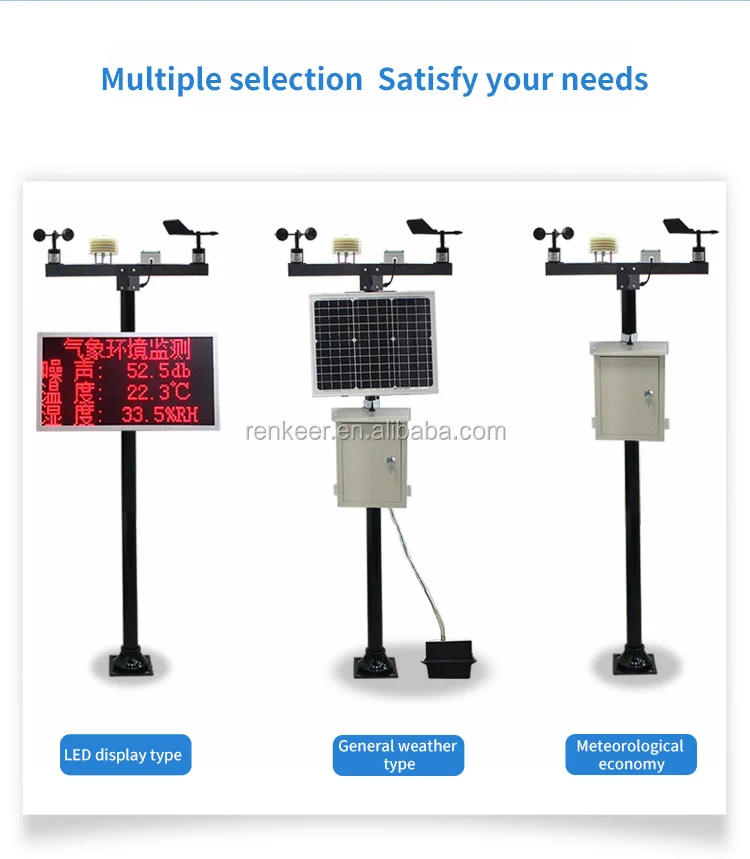 Building Wireless Environment Monitoring Weather Station Manufacturers With Sensor