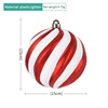 Red and white striped ball 15cm