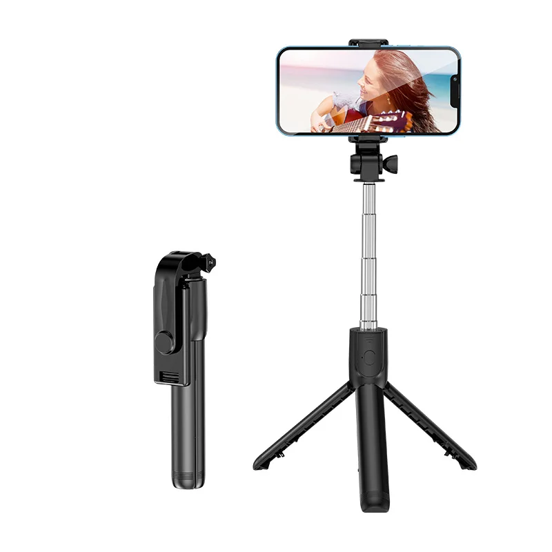 Mobile Phone Bluetooth Selfie Stick Tripod With Fill Light Selfie Stick