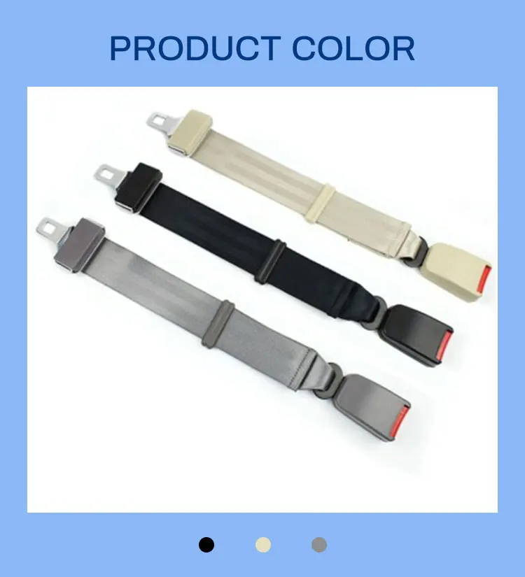 Jessubond 105cm Adjustable Safety Universal Car Auto Seat Seatbelt