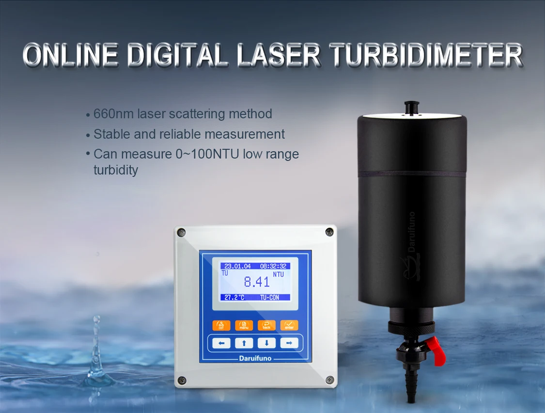 High Resolution 0.001 Online Turbidimeter Turbidity Sensor For Drinking
