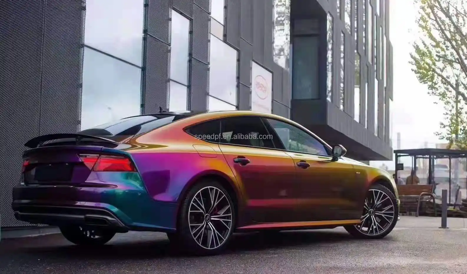 Новый 3D стиль супер мечтательный Хамелеон бриллиантовый виниловый автомобиль оберточный