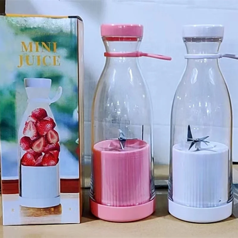 Portable Rechargeable Juicing Cup Small Home Multifunction Electric Juicer Home Gift Fruit Shaking Cup Fruit and Vegetable Juice 5
