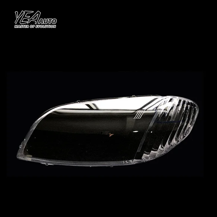 product yea auto car headlight cover lens glass for toyota vios 2003 2004 2005 lens cover pc lampshade clear shell-30