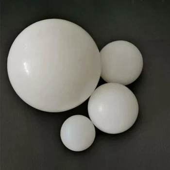 Hard Sphere Balls Solid Nylon Ball Large Plastic Injection White or Custom according to Customer Requirements 1.14g/cm3 8.5kj/m2