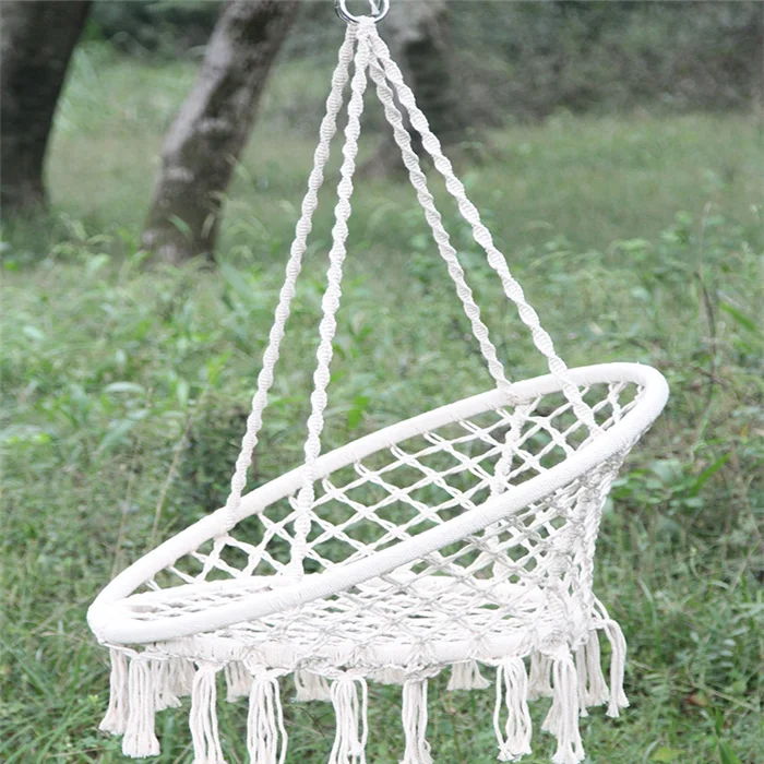 Knitted best sale swing chair