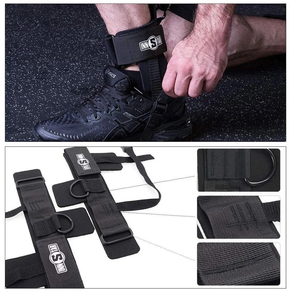 Innstar Squat Vertical Jump Trainer Leg Strength Resistance Bands Set