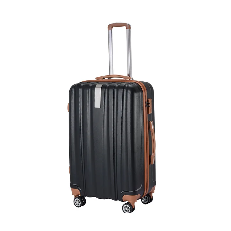 Classic 20/24/28 Inch Hard Shell Trolley Luggage Modern & Cartoon Style ABS ABS Mix PC Portable Hook Suitcase Wholesale Price