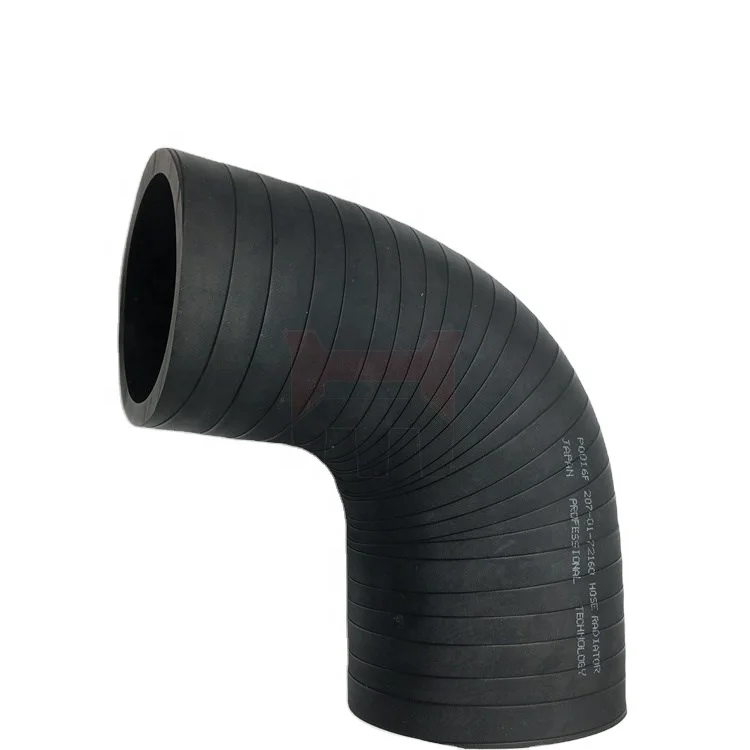 15 Excavator Rubber Hose PC300-7 PC350-7 TURBO INTAKE HOSE 207-01-72160