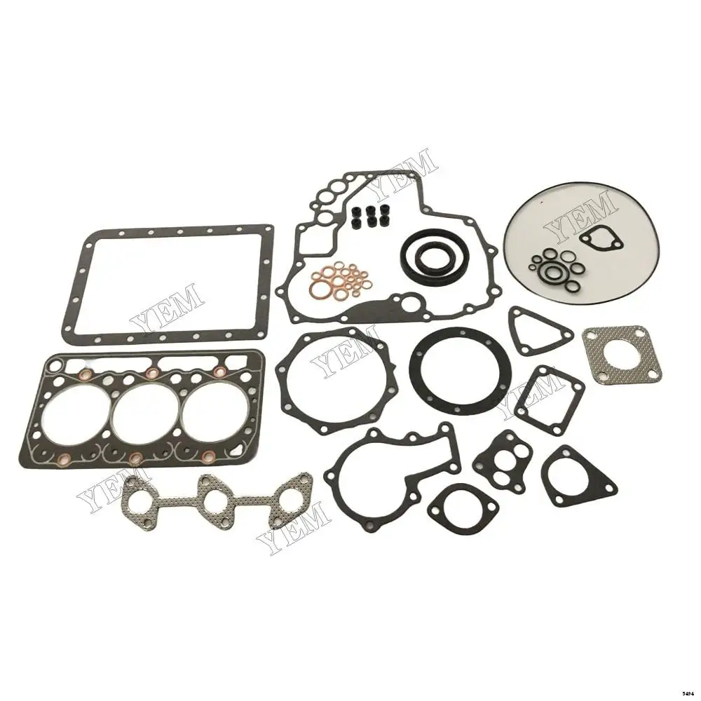 Complete Gasket Kit With Head Gasket Fit for Kubota D640 Excavator Parts