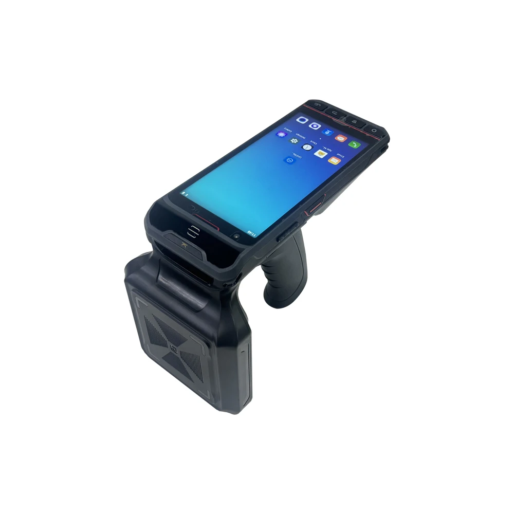 Barcode Scanner Iso18000 6C Battery Powered 900Mhz Android Passive 860 960 Mhz Handheld Uhf Rfid Reader With 4G