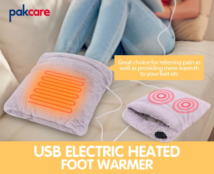 Custom Brand USB Electric Foot Warmer 30x30cm Heating Pad