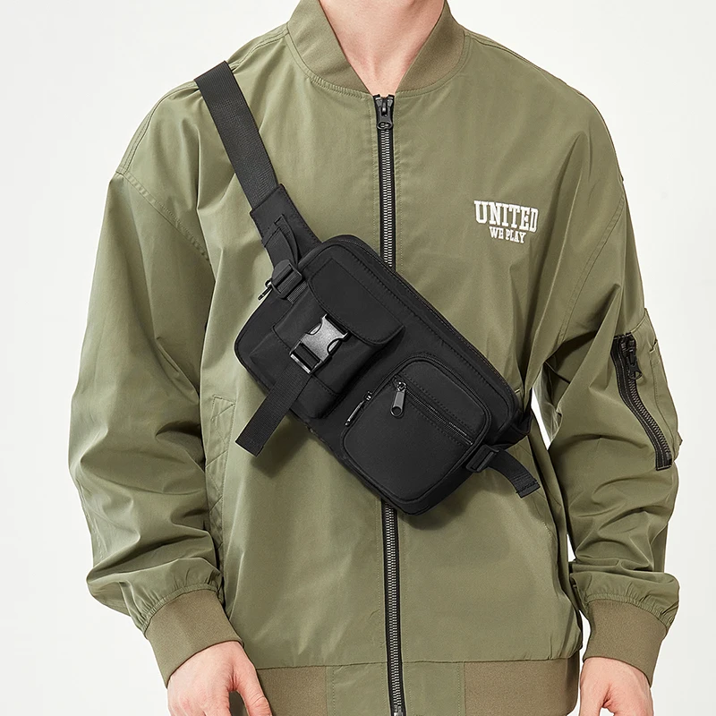 Waterproof Fanny Pack Outdoor Fashion Belt Waist Bag Pack Pouch for Men  Women with Zipper Adjustable Strap