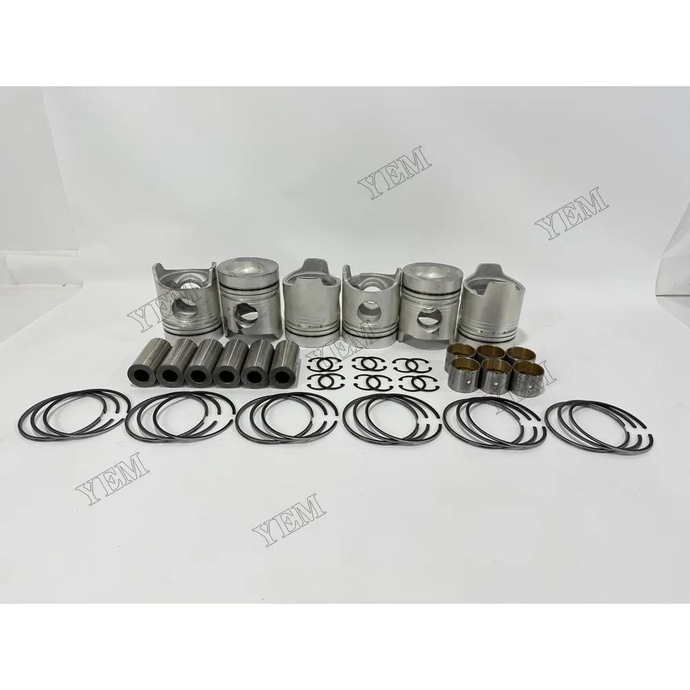 Piston and Rings for Mitsubishi 6D20 Machinery Engine Spare Parts 3