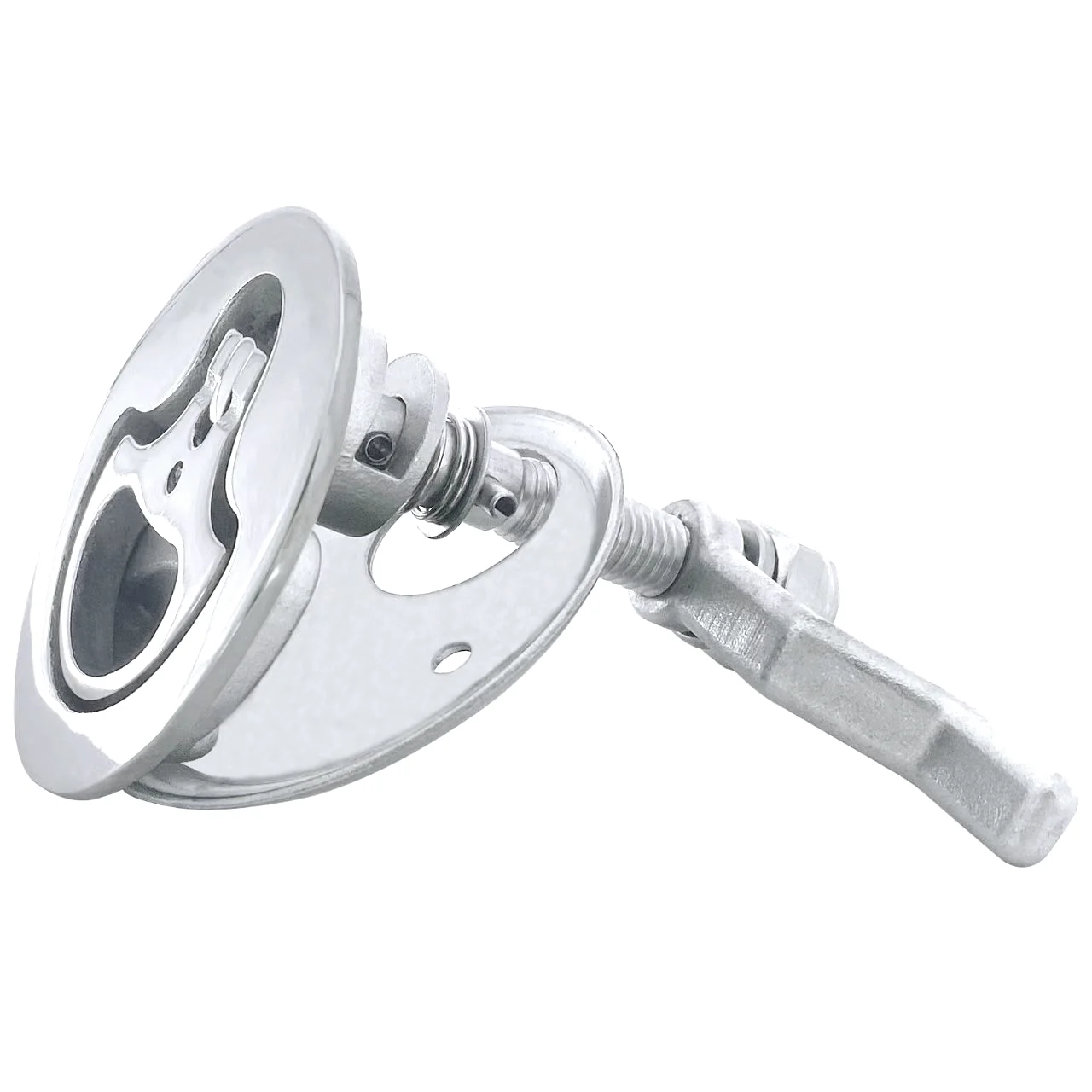 Boat Cam Latch - 316 Stainless Steel Flush Hatch Lock With Adjustable Arm For Marine Use