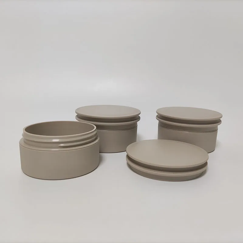 Deluxe Wholesale 60ml PP Plastic Round Skin Cream Jar Skin Care Body Scrub Cosmetic Container