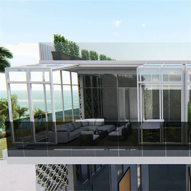 Customized Solar Swimming Pool Cover Pool Roof Telescopic Outdoor Retractable Polycarbonate Swimming Pool Cover Enclosures