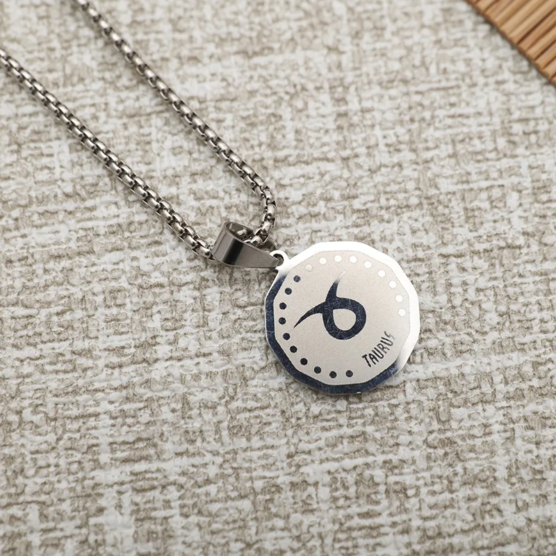 Collana Segno Zodiacale Gemelli In Argento 925 Placcato Oro - Ciondolo Oroscopo 2,2 Cm - Wanda Plata