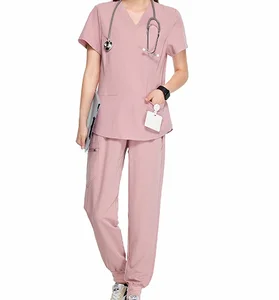 Hot Sale Eco-Friendly High Quality Women's Hospital Summer Nurse Scrubs Uniform Sets