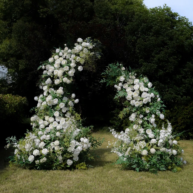 Greenary Wedding flower arch Artificial  Flower Arch including Frame