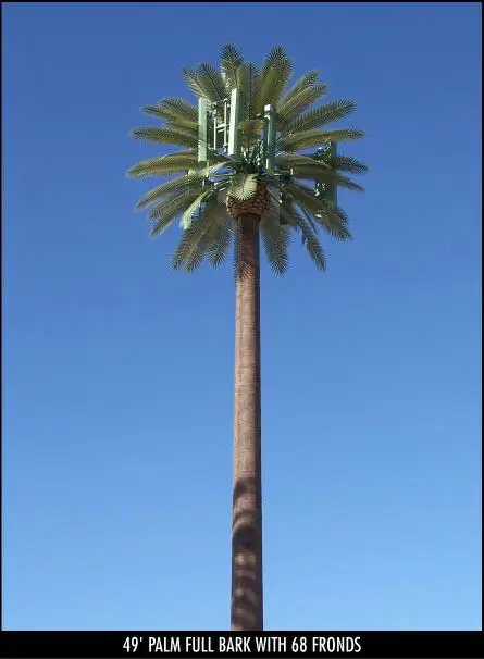 30m Date Palm Tree Monopole for Etisalat UAE