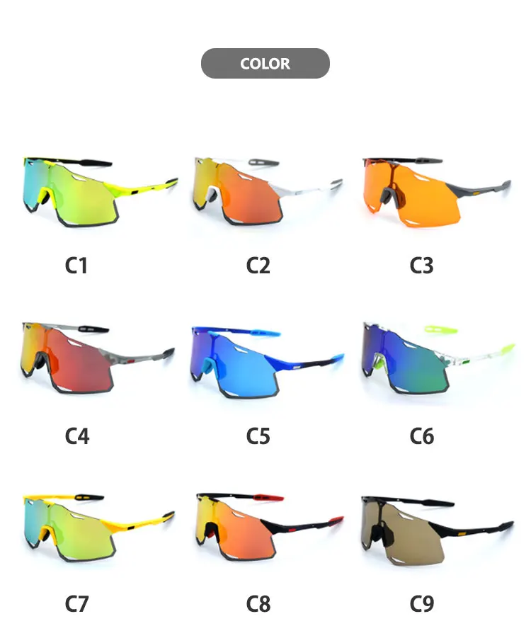 Polarized Sports Sunglasses 3 Or 5 Interchangeable Lenses,Mens Womens