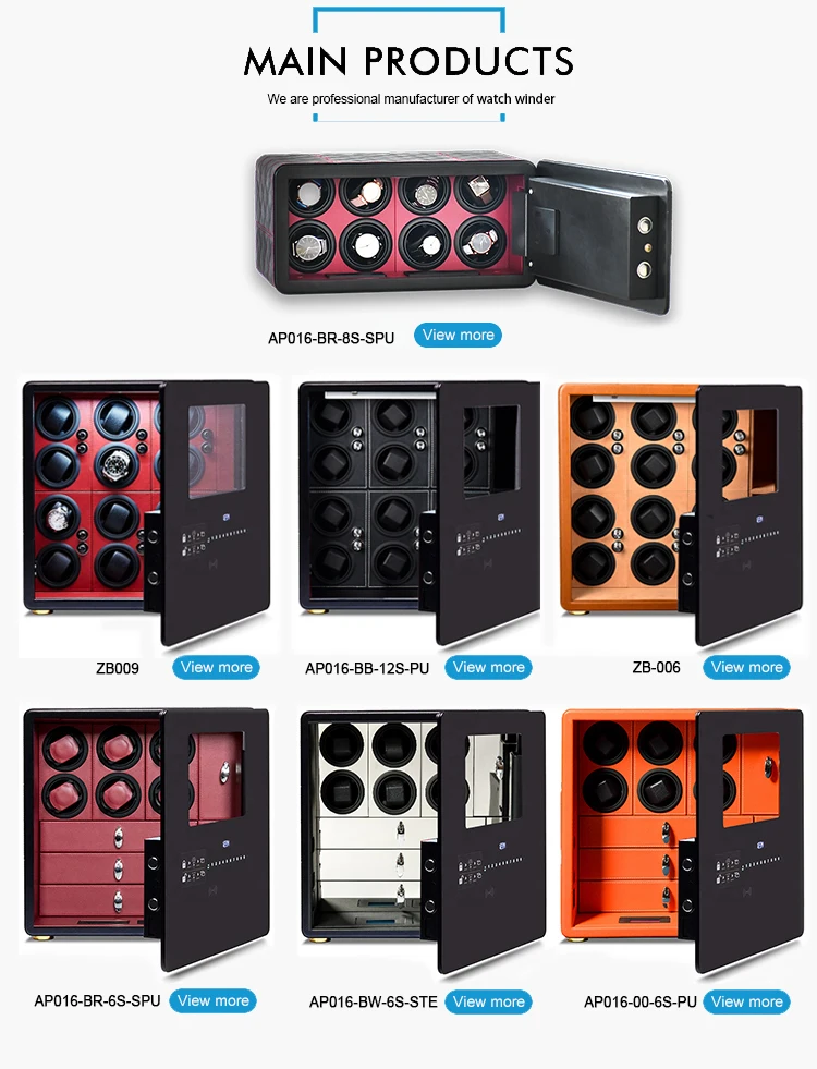 CEQSAFE American Home Custom Watches Motor Watchmaker Cabinet Watch Winder Box manufacture