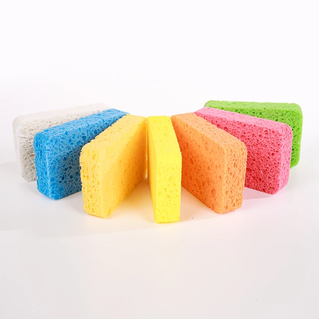 Ecological cellulose sponge degradable cellulose sponges car cleaning sponge microfiber