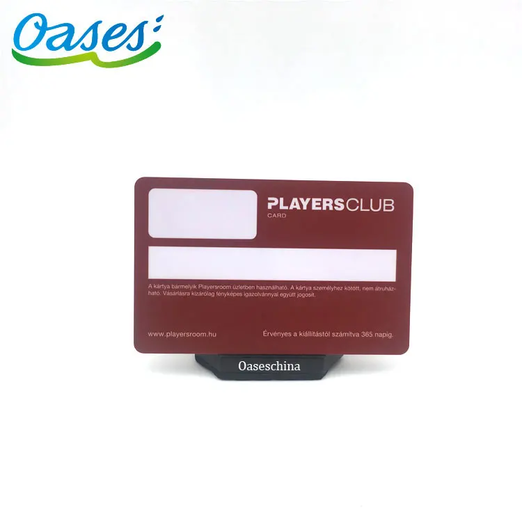 Plastic Material Printing Warranty Card with White Signatures for Watch