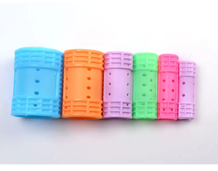 Wholesale Custom Multisize Magnetic Hair Rollers No Heat Plastic Hair Curler Roller for Long Medium Short Hair