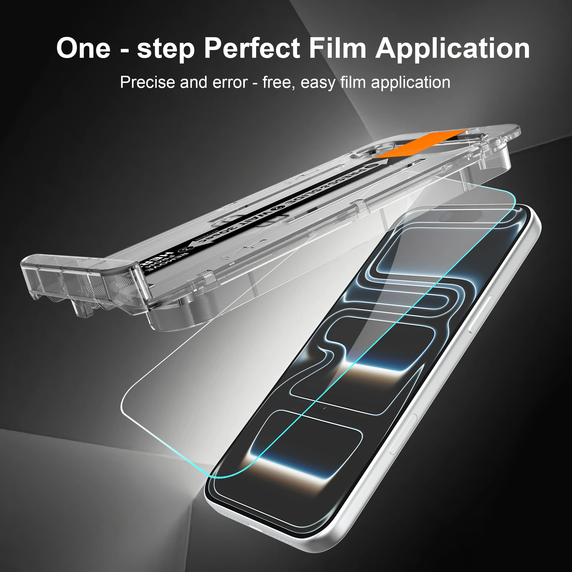 product kickstand tray tempered glass holder screen protector 9h hardness anti fingerprint easy install full cover auto dust removal kit-5