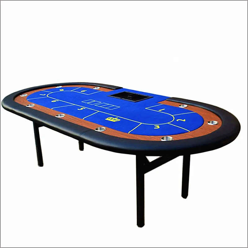 Роскошный покерный стол со светодиодной подсветкой, складной покерный стол, стол для казино на заказ, для игры в помещении и на улице