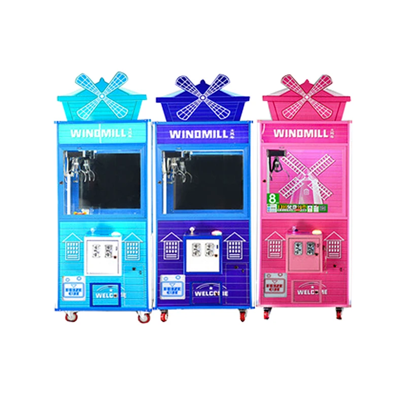 Popular Indoor Entertainment Toys Panda Claw Doll Machine Coin Toss Operation Game Machine Mini Claw/claw Machine