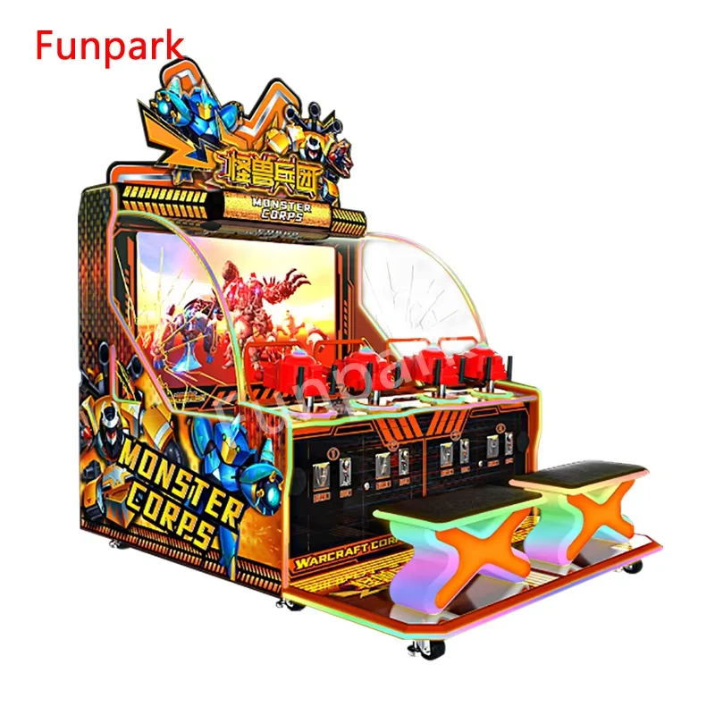 Funpark Hot Selling Coin Operated Arcade Games 4 Players Ball Shooting Simulator Game Machine Ball Shoot Party for Sale manufacture