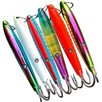 Pencil Lure Double-Hook ABS Plastic Artificial Hard Bait Long-Cast Sinking Sea Freshwater Sea Bass Salmon Catfish Marlin Pike – Pencil – view 2