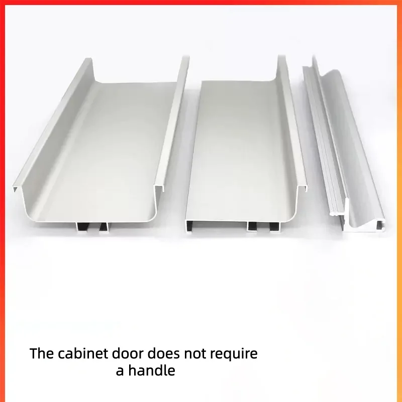 Cabinet door without a handle