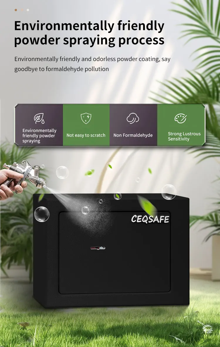 CEQSAFE American Hot Selling Home Safe Box Deposit Digital Keypad Small Safe Mini Safe Box factory