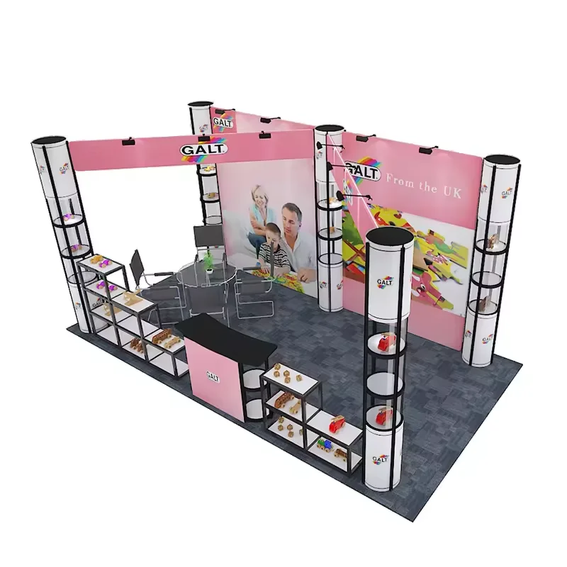 Tian Lang 3*6 Twister Tower Booth Design Flygtningebudskab Til Salg Handelstilsvisningsbud Reklame Fremme 10x20 Udstillingsbud