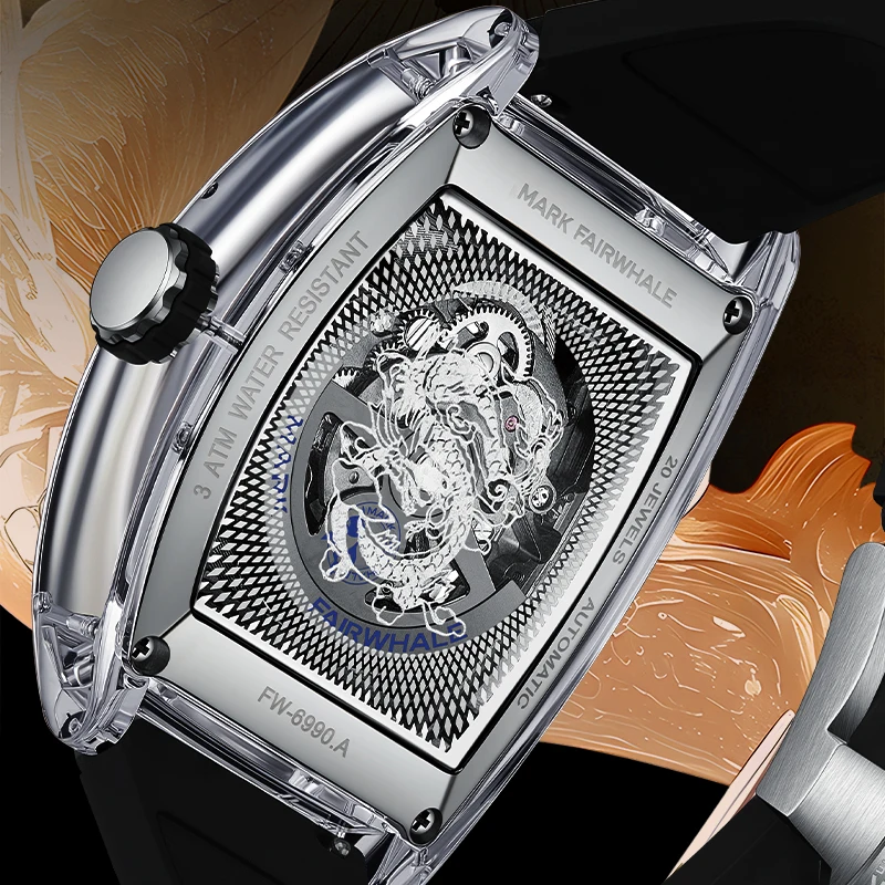 Mark Fairwhale Classic of Mountains and Seas Series High Quality Automatic Mechanical Watch for Men