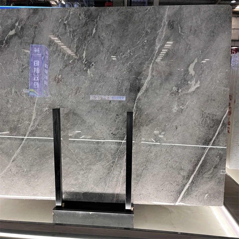 Đá cẩm thạch xám Guci đánh bóng bán chạy – tấm ốp tường nội thất và gạch lát sàn nội thất bằng đá cẩm thạch xám