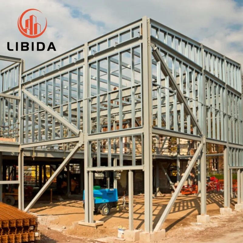 Структурное стальное здание на заказ стальная конструкция металлическое высококачественные стальные конструкции