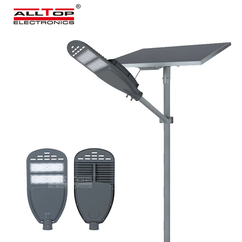 Alltop Road Aluminum Timer Control Smd Outdoor Ip65 Waterproof 100 150 200 Watt Led Solar Street Light