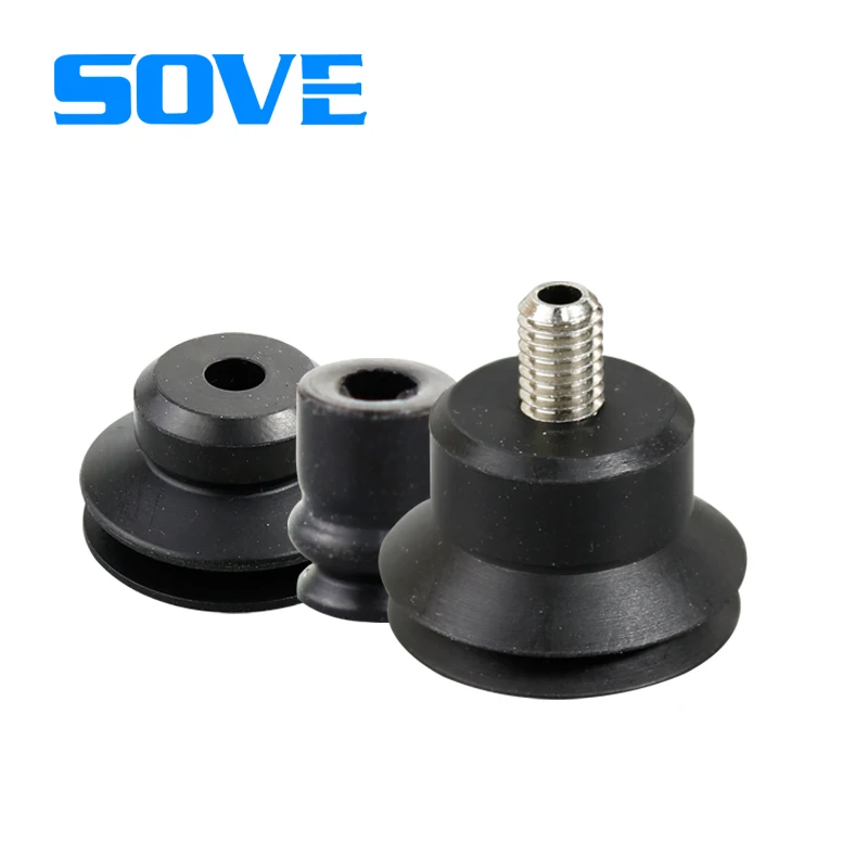 Double-layer silicone nozzle vacuum suction cup