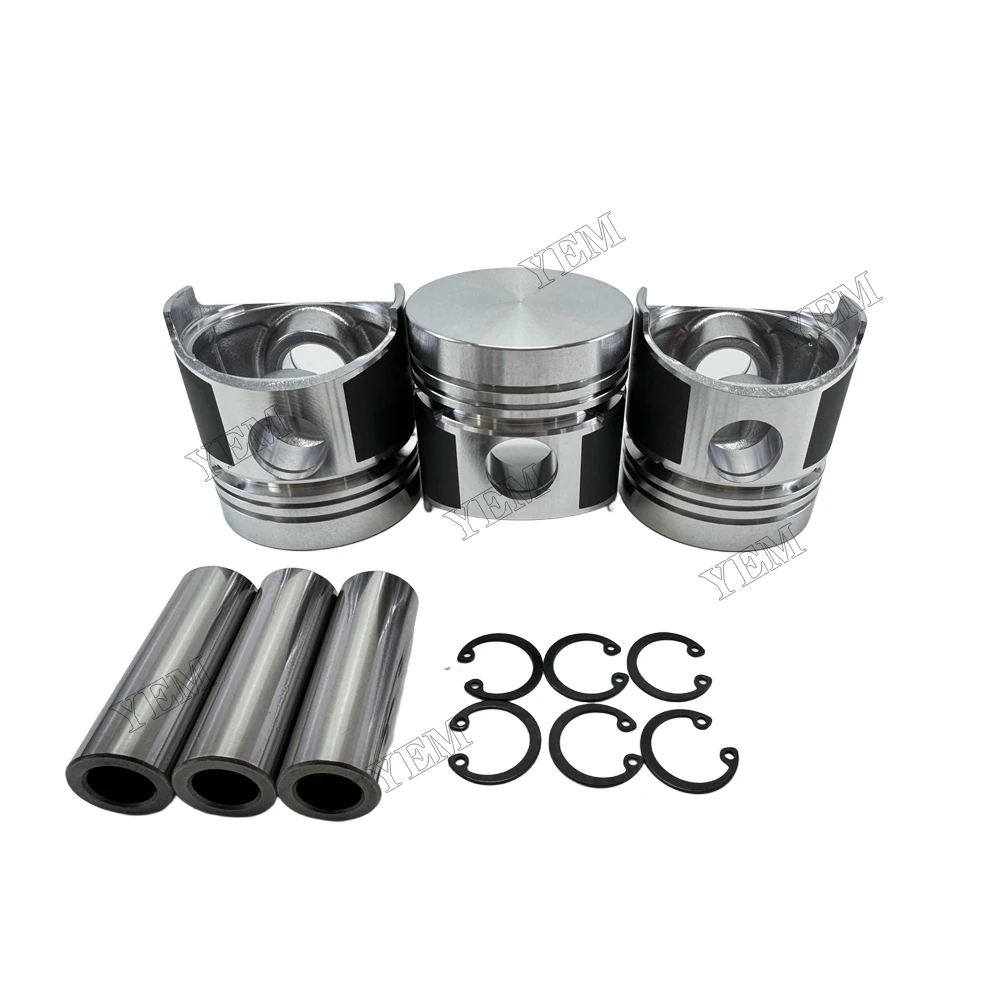 For Kubota D650 Piston and Pin Clip 15281-21110 Engine Rebuild Kit