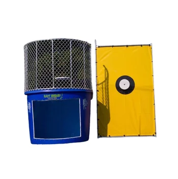 Hot Sale Party Carnival Game Interactive Games Dunking Booth Inflatable Water Game dunk tank for Adults