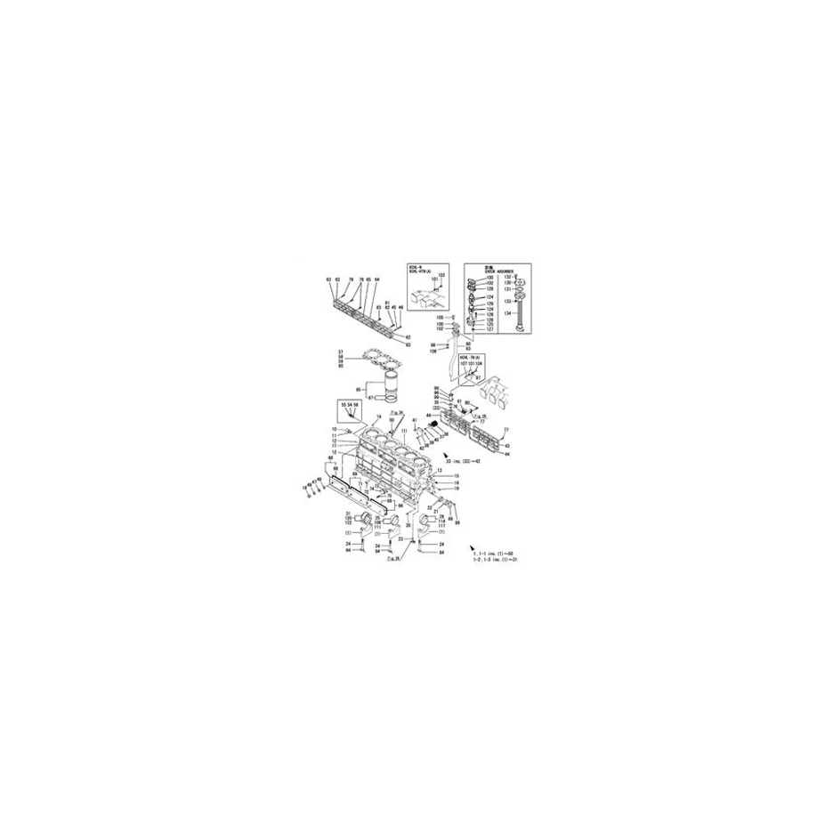 Factory Price for Yanmar 6CHL 6CHL-N Engine O-Ring 1A P-18.0 24311-000180 Wholesale Engine Parts