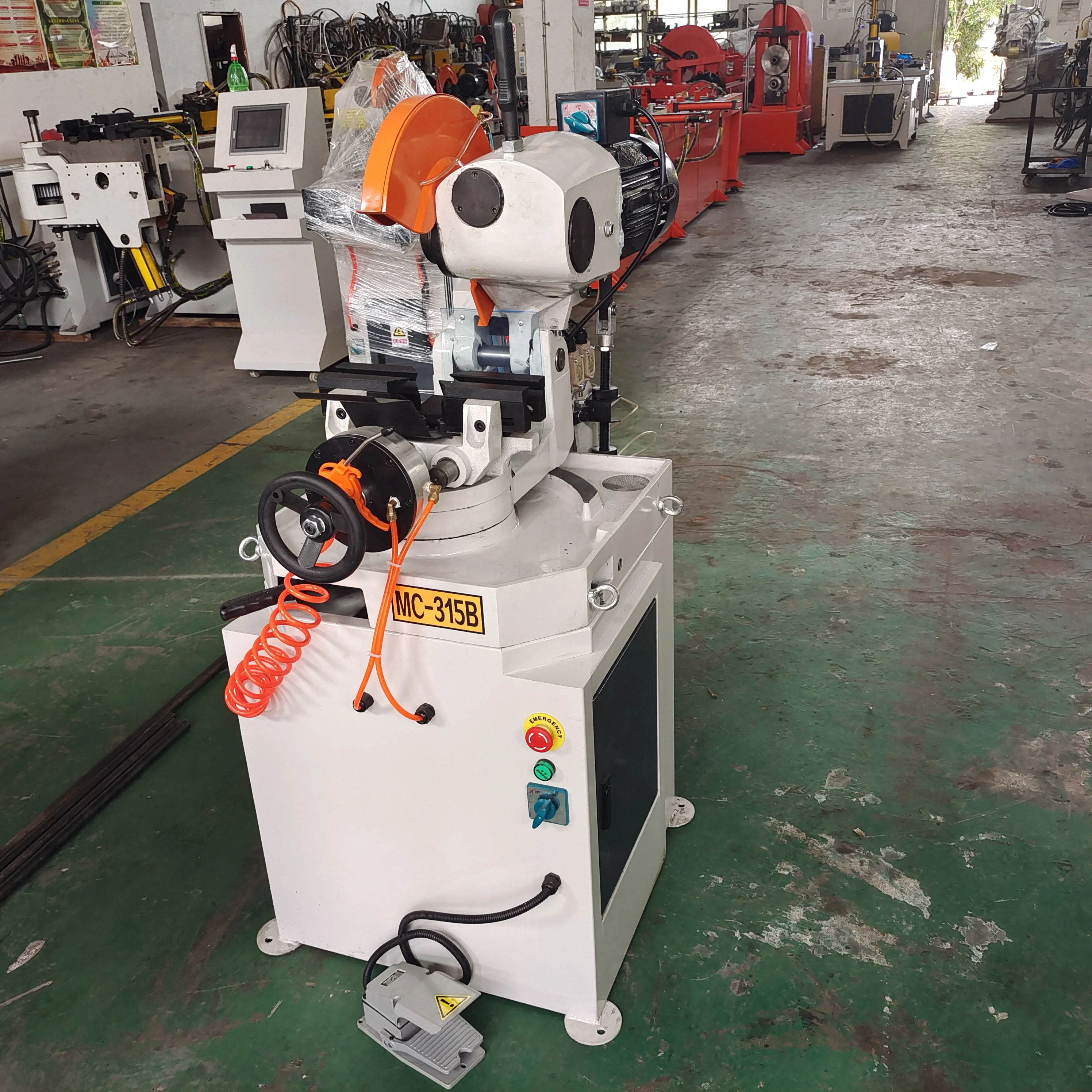 Conductor Cold Cutter Mc315b Pneumatic Semi Automatic Rod Cold Cutter For Pipes - Buy ...
