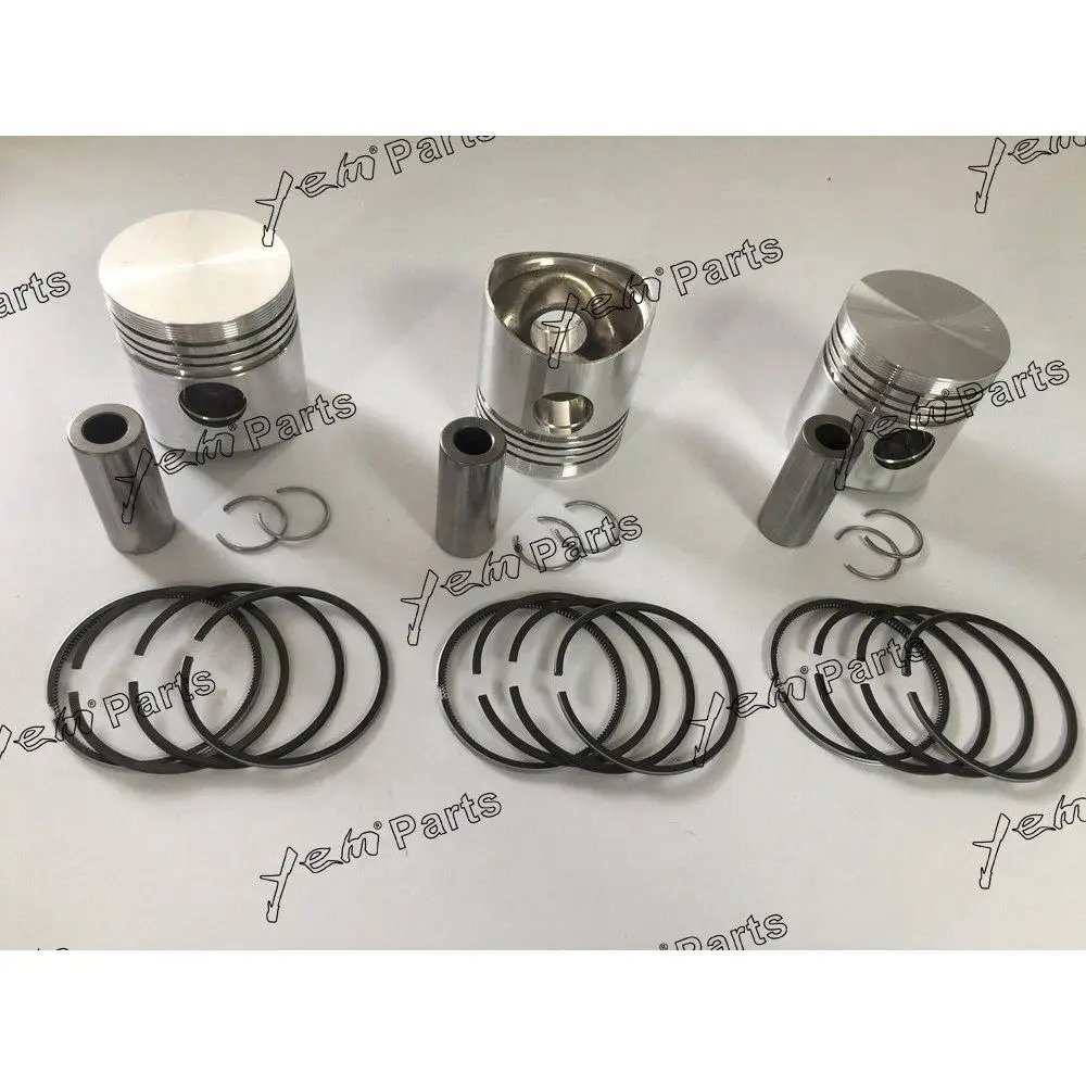 For Yanmar Diesel Engine 3T84 Cylinder Piston Kit With Piston Ring 5
