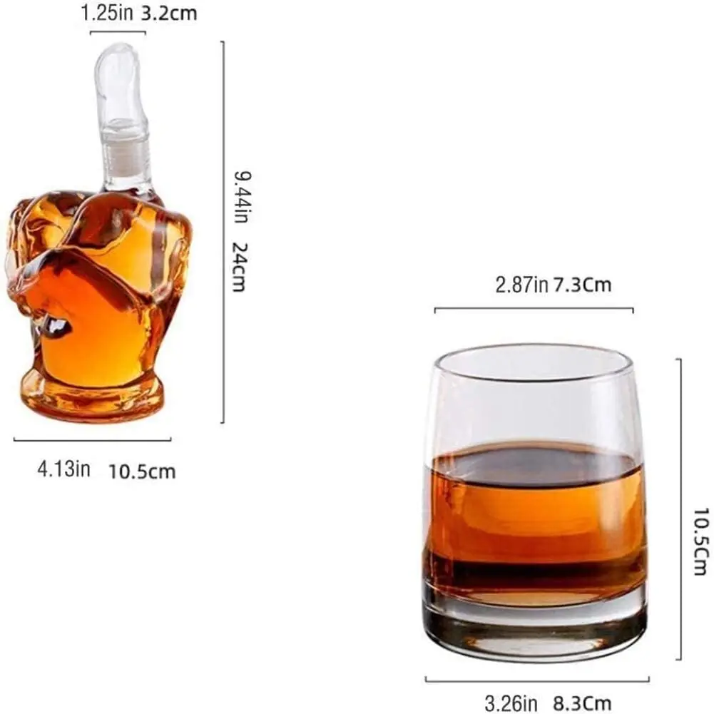 Middle Finger Wine Decanter Whiskey Decanter Sets Whiskey Decanter Set